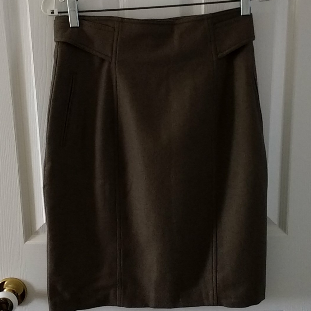 Wool blend skirt